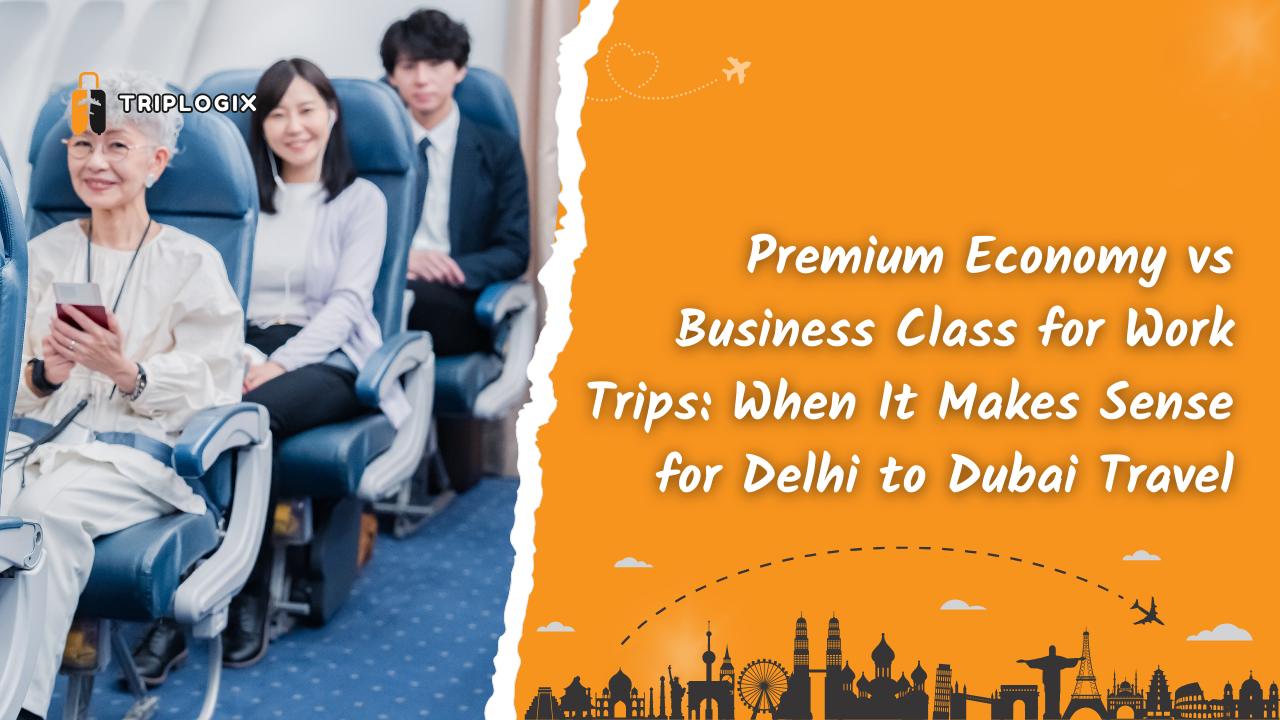 Back to Blogs Premium Economy vs Business Class for Work Trips: When It Makes Sense for Delhi to Dubai Travel