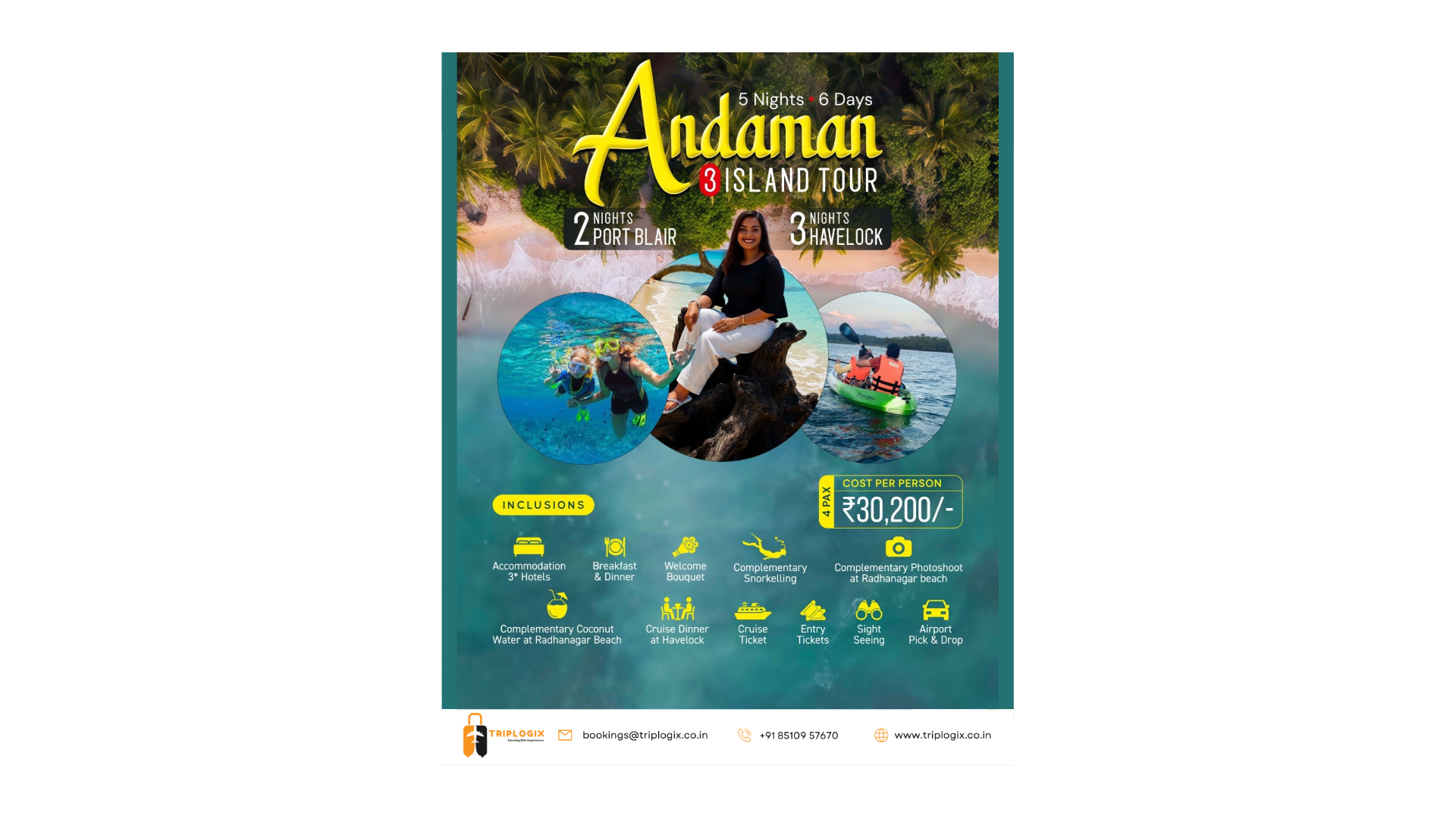 Andaman 3 Island Tour