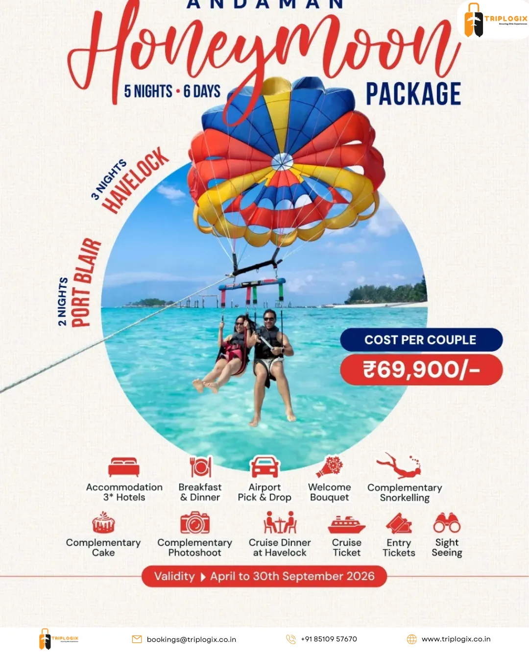 Andaman Honeymoon Package